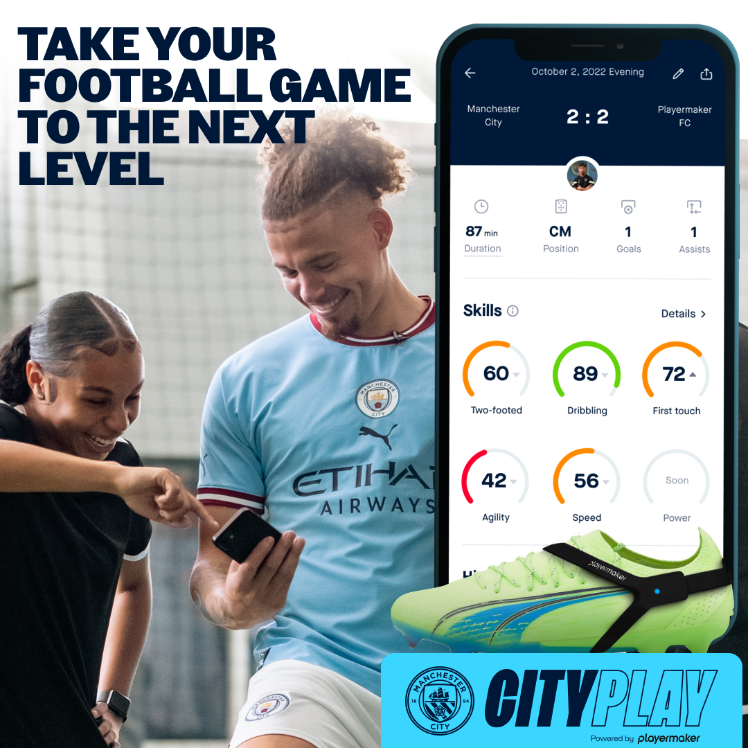 High-tech help for soccer players: Manchester City launches new wearable performance tracker